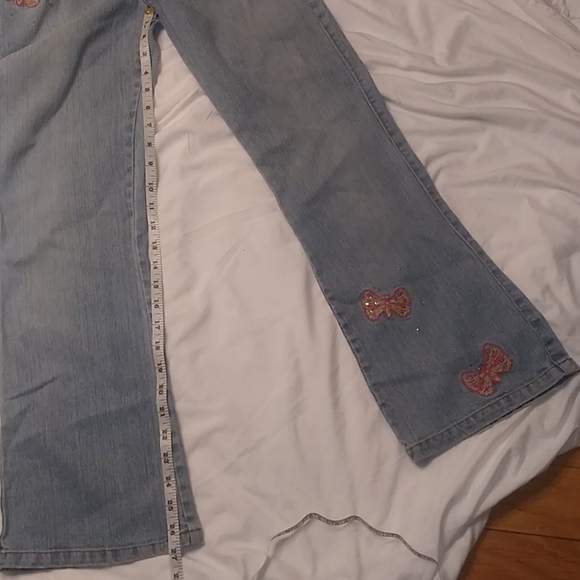 GOT 2B REAL Light Denim Girls Jeans Size: 14/16 - Picture 11 of 12